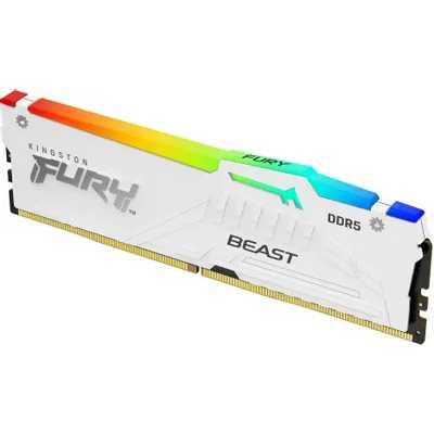 оперативная память Kingston Fury Beast White RGB XMP KF556C40BWA-16