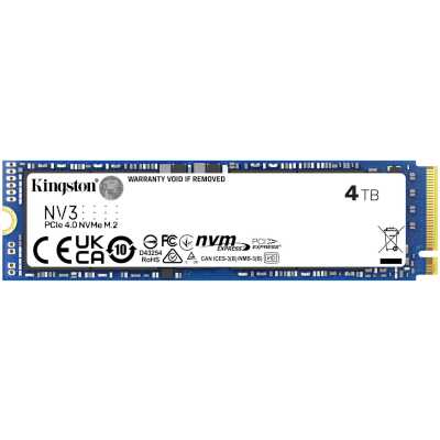 SSD диск Kingston NV3 4Tb SNV3/4000G Синий