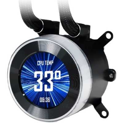 система водяного охлаждения Lian Li HydroShift II LCD-C 360CL ARGB Black Черный