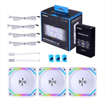 кулер Lian Li Uni Fan SL V2 120 White 3 Pack