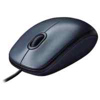 мышь Logitech M100 Dark Grey 910-005003 Серый-черный