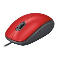 мышь Logitech M110 Silent Red 910-005489 Красный-черный