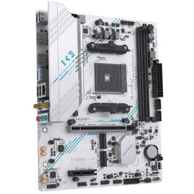 материнская плата Maxsun B550M Gaming WiFi ICE Белый