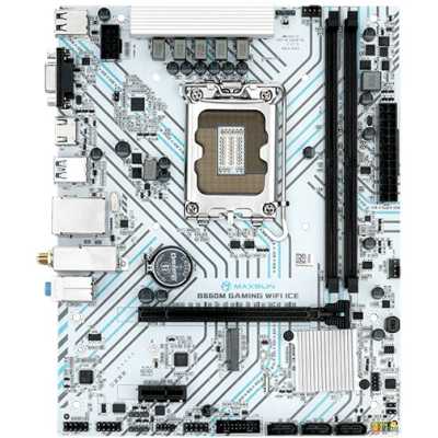 материнская плата Maxsun B660M Gaming WiFi ICE Белый