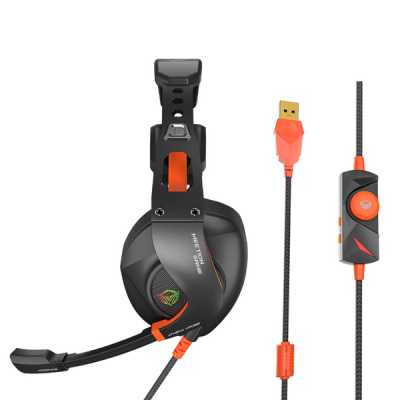 гарнитура Meetion HP099 Black/Orange
