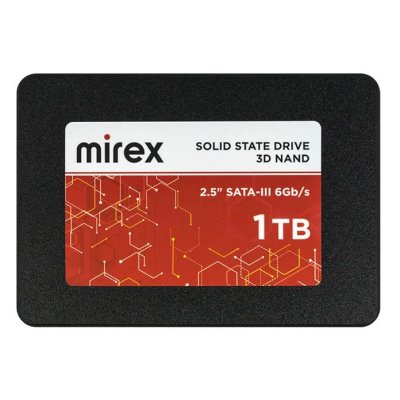 SSD диск Mirex 1Tb 13640-001TBSAT3 Черный