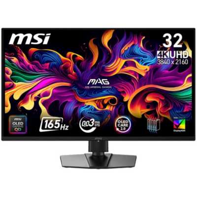 монитор MSI MAG 322UP QD-OLED E16 Черный