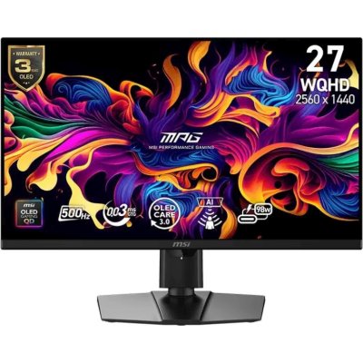 монитор MSI MPG 271QR QD-OLED X50 Черный