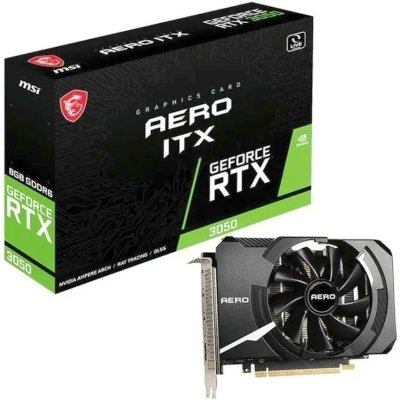 видеокарта MSI nVidia GeForce RTX 3050 Aero ITX 8G OCV2
