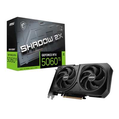 видеокарта MSI nVidia GeForce RTX 5060 Ti 8G Shadow 2X Plus