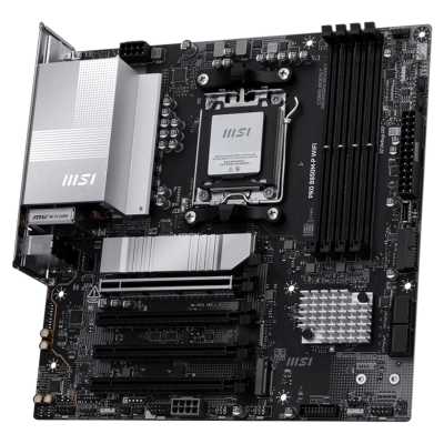 материнская плата MSI Pro B850M-P WiFi Черный