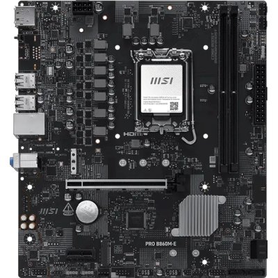 материнская плата MSI Pro B860M-E Черный