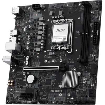 материнская плата MSI Pro B860M-E Черный