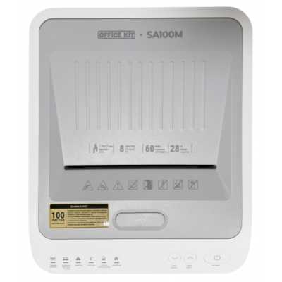 шредер Office Kit SA100М 1.9х12 Белый