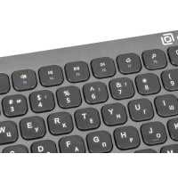 клавиатура Oklick 300M Grey 1488402 Серый-черный