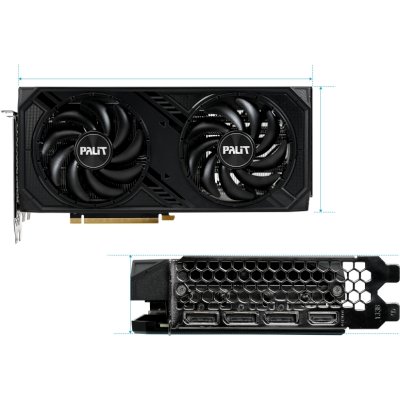видеокарта Palit nVidia GeForce RTX 4070 Super Dual 12Gb NED407S019K9-1043D