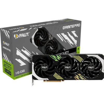 видеокарта Palit nVidia GeForce RTX 4070 Ti Super GamingPro 16Gb NED47TS019T2-1043A