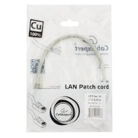 патч-корд Cablexpert PP10-0.25m Серый