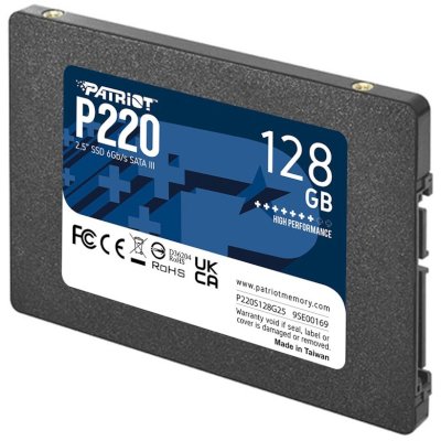 SSD диск Patriot P220 128Gb P220S128G25 Черный
