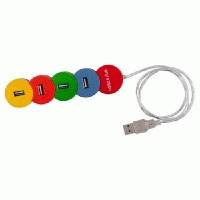 разветвитель USB PC PET Snake цветной