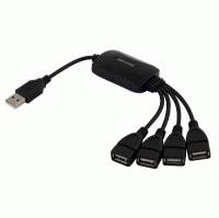 разветвитель USB PC PET Splitter черный