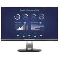 монитор Philips 258B6QUEB 00 Черно-Серебристый