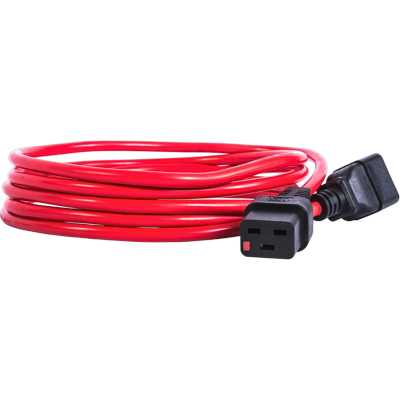 кабель питания Rem R-16-Cord-C19-C20-3-Red