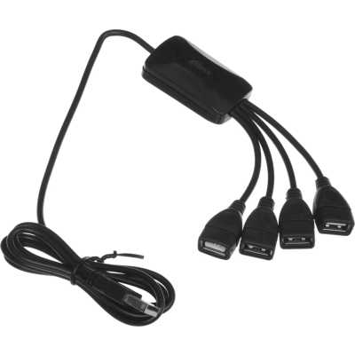 разветвитель USB Ritmix CR-2405 Black