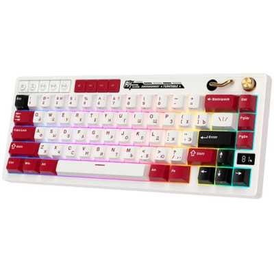 клавиатура Royal Kludge RK M65 Famicom 6935280827105 Белый-красный