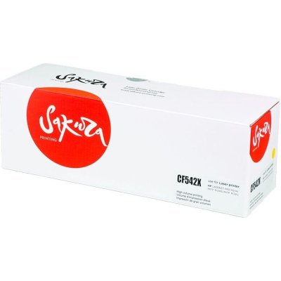картридж Sakura SACF542X желтый