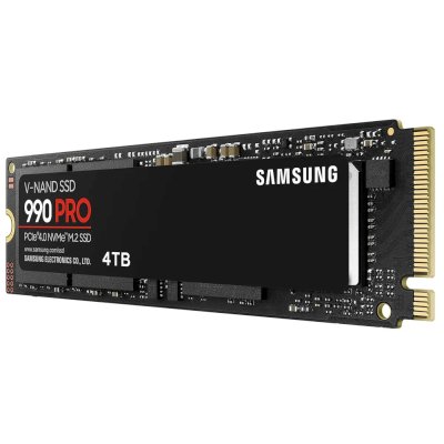 SSD диск Samsung 990 PRO 4Tb MZ-V9P4T0BW Черный