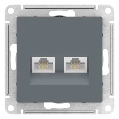 розетка компьютерная Schneider Electric AtlasDesign ATN000785 Грифель