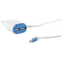 сетевое зарядное устройство Red Line УТ000013619 Белый, синий