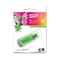 флешка Silicon Power 32GB SP032GBUF2101V1N Зеленый