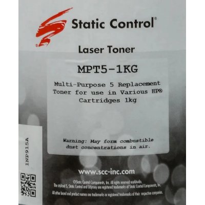 тонер Static Control MPT5-1KG черный