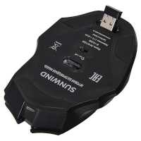 мышь SunWind SW-M715GW Black/Orange Черный