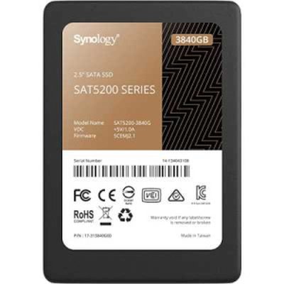 SSD диск Synology 3.84Tb SAT5220-3840G Черный