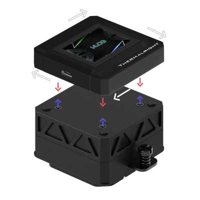 кулер Thermalright Frozen Warframe 360 SE ARGB Black Черный