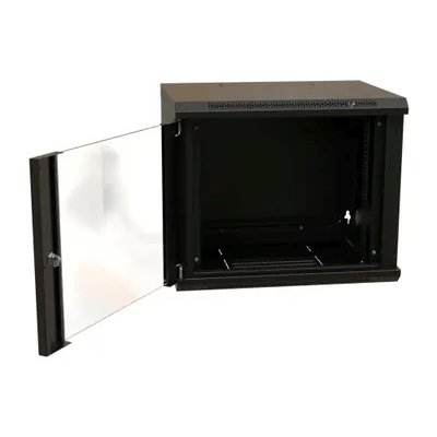 телекоммуникационный шкаф WRLine WR-TW-1245-GP-RAL9004 Черный